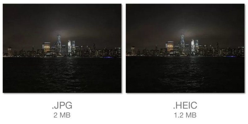 HEIC vs. JPEG