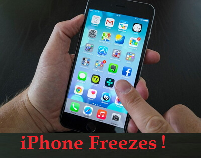 iPhone freezes