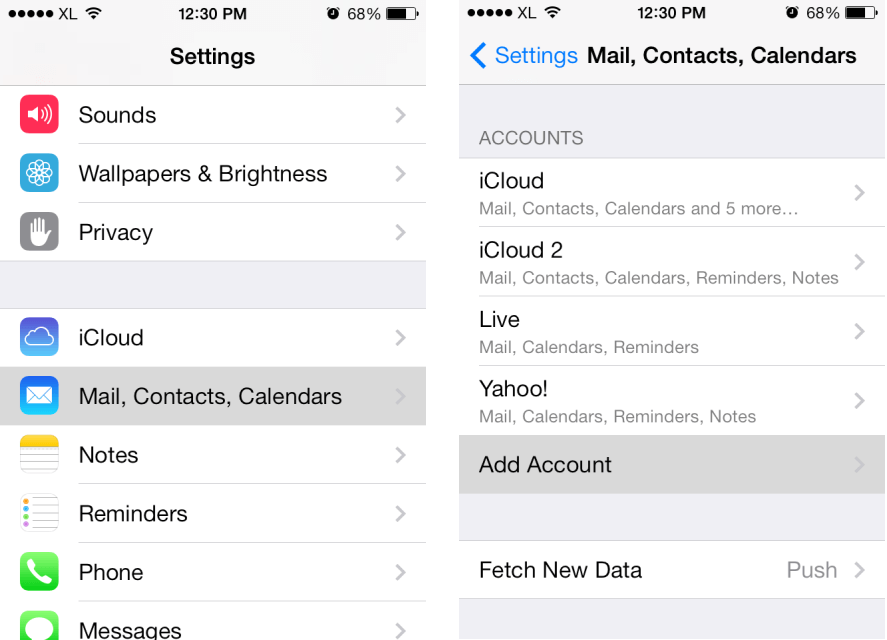 deleted email account