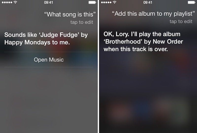 siri identfy music