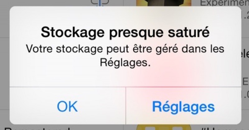 Iphone Stockage Presque Sature Raisons Et Solutions