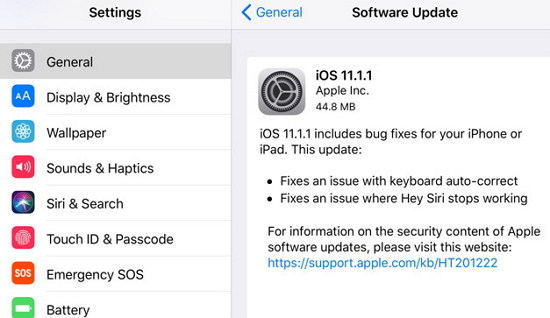 upgrade ios version