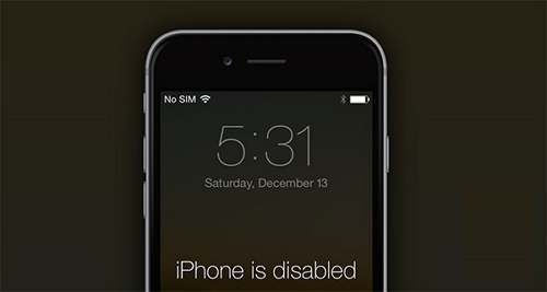 iphone disabled