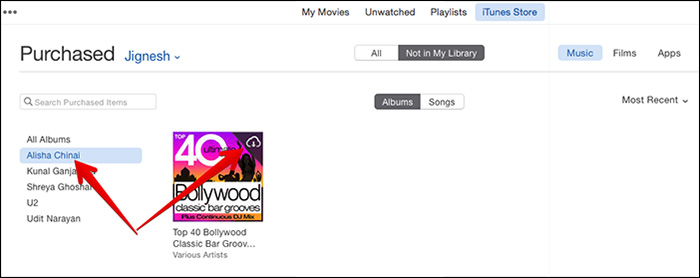 Redownload-music-in-iTunes
