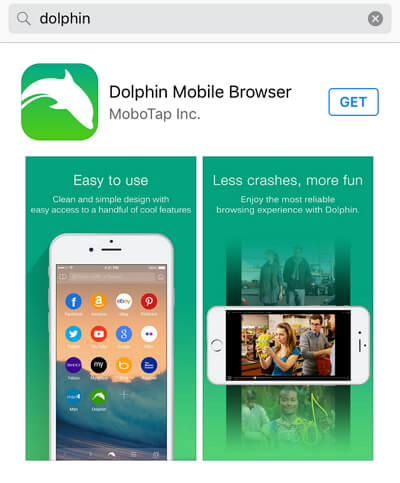 Dolphin browser