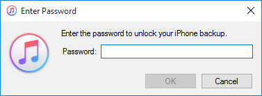 enter password