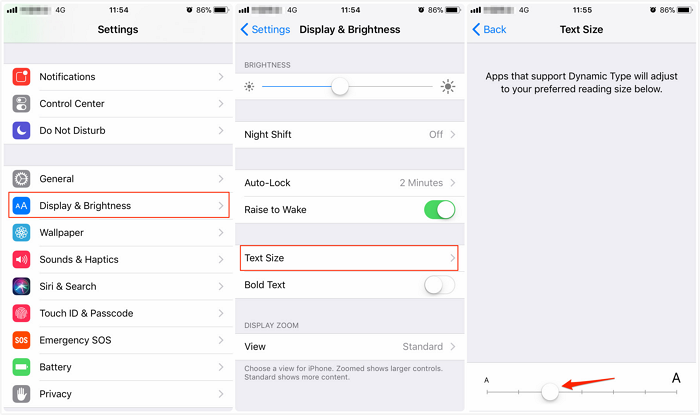 Top 4 Ways to Change Text Font on iPhone/iPad (iOS 15/14/13/12 Supported)