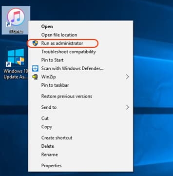 itunes does not open windows 10