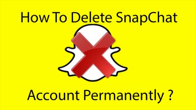 how to delete snapchat account