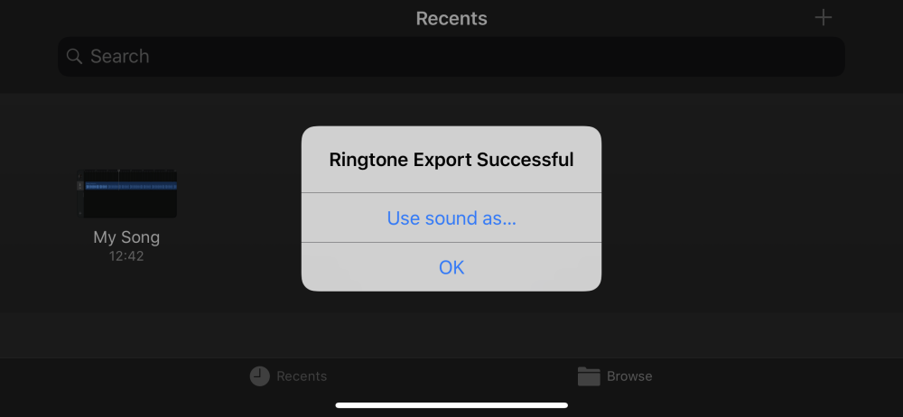 export garageband ringtone to iphone