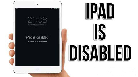 iPad is Disabled Connect to iTunes