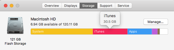 iTunes Space