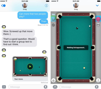 play imessage games