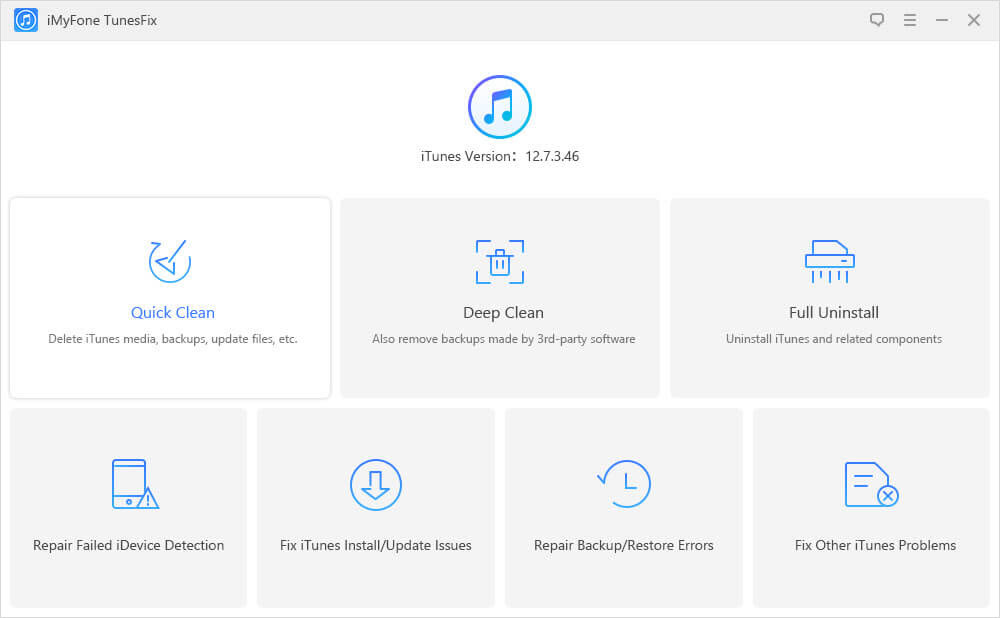 iMyFone TunesFix screenshot