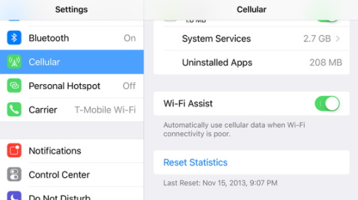 turn off wifi-assist