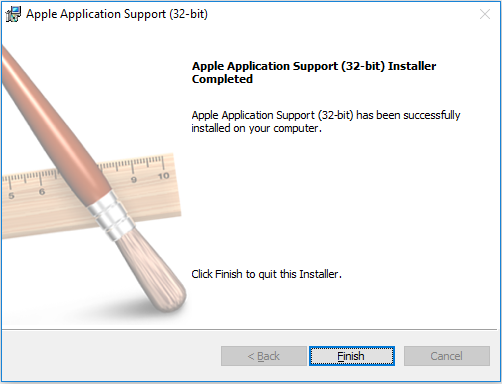 Apple-Application-Support-Installer-Completed