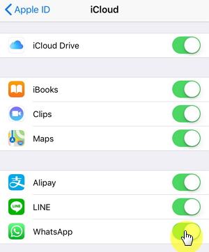 disable-icloud-backup-whatsapp