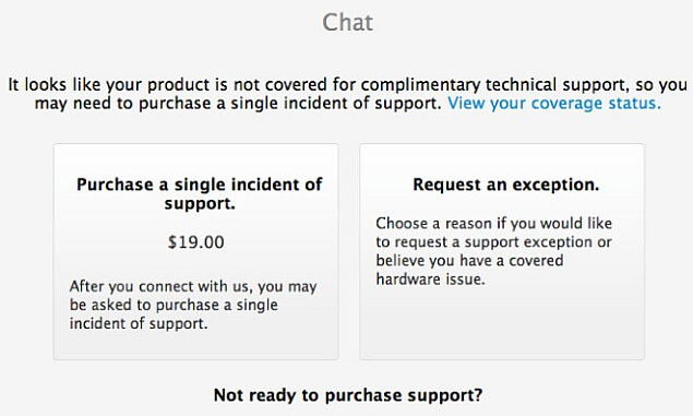 Buy a Single Incident of Support
