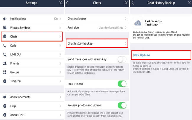 How To Export Save Line Chat History From Ipad Iphone