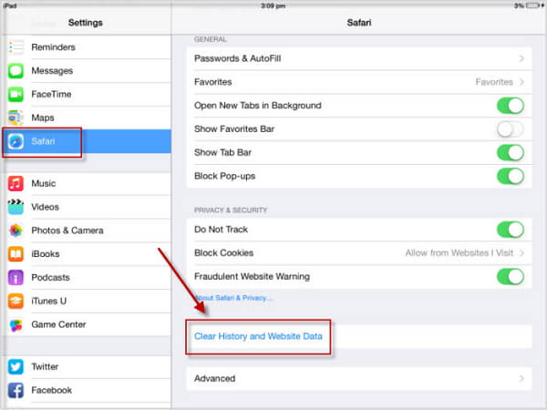clear-safari-history-website-data-ipad