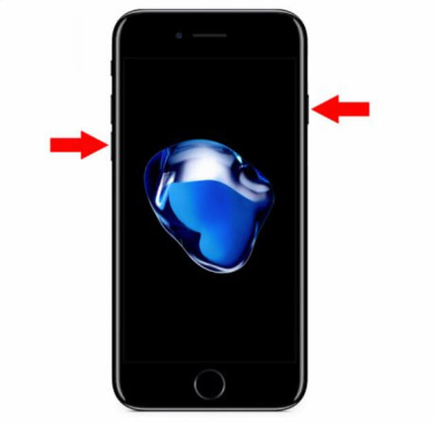 force restart iPhone 7