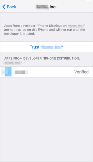 trust the app