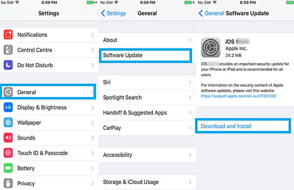 iphone software update download ios 14