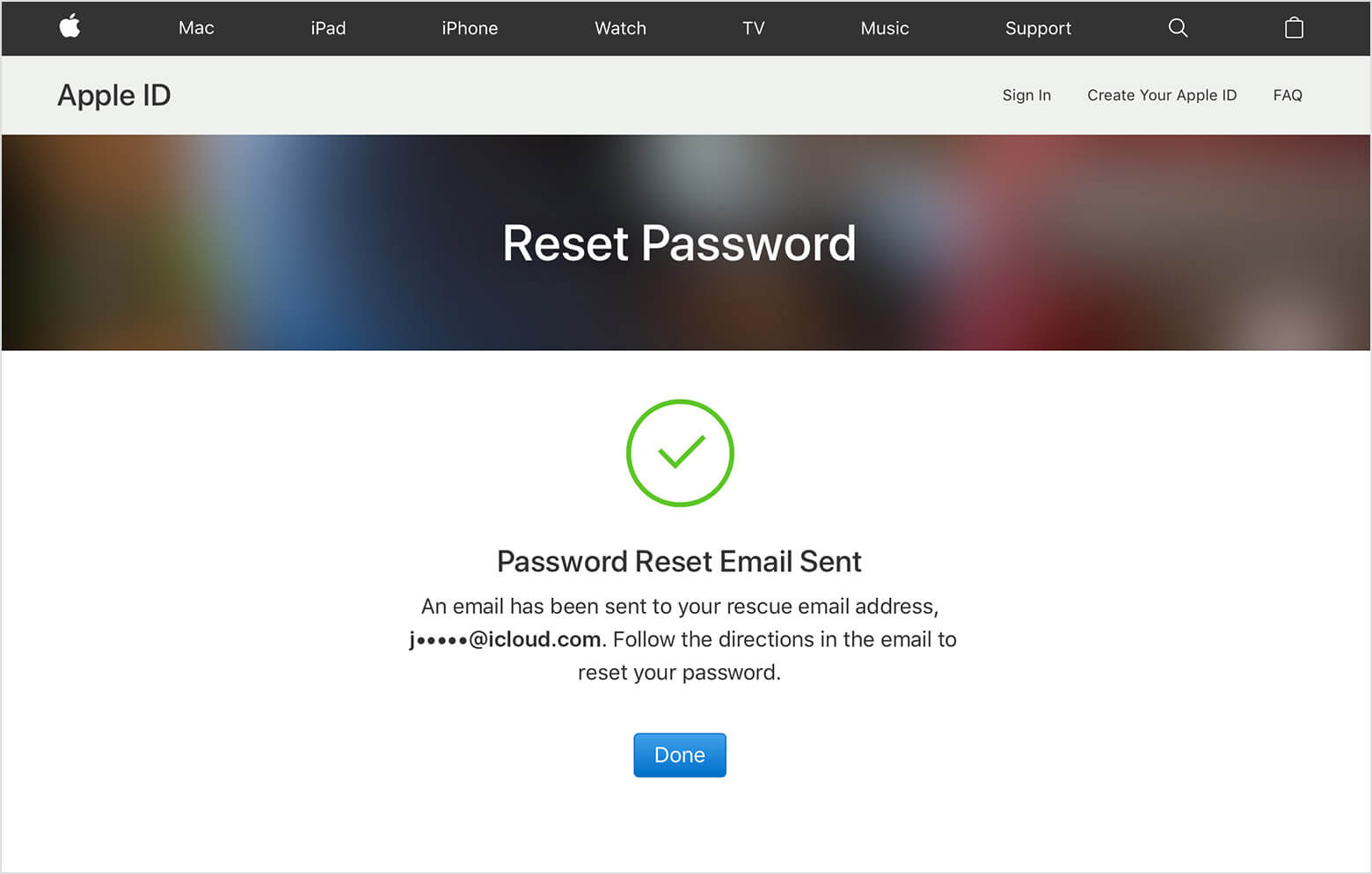 how to reset my icloud account without password.
