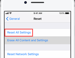 reset al settings to fix iphone keeps locking itself