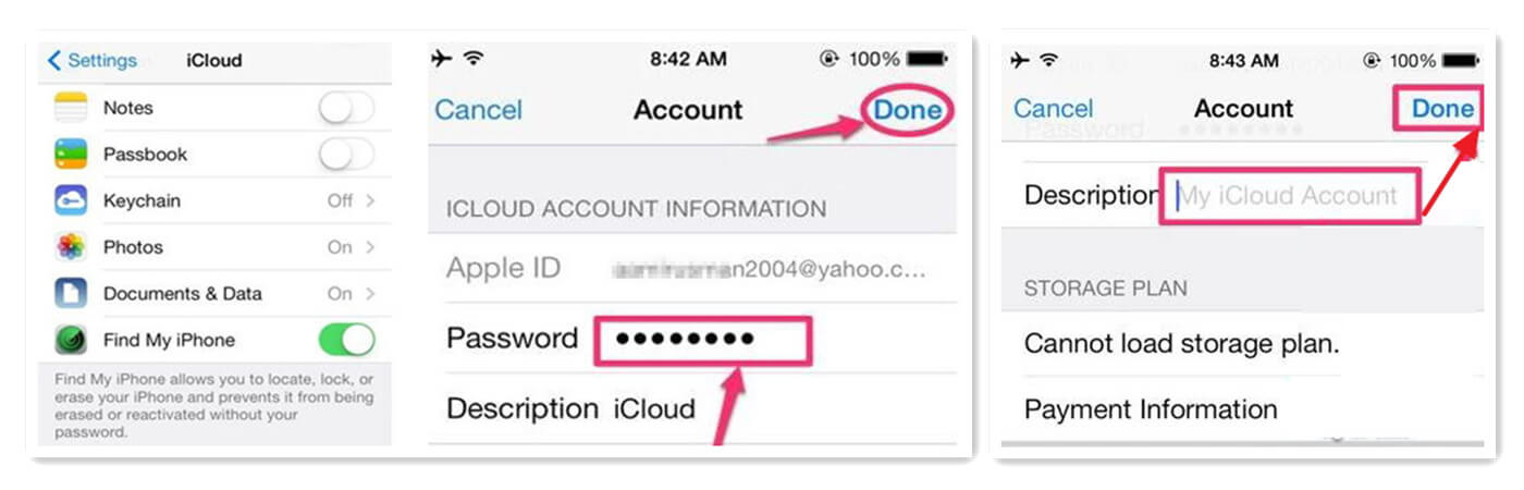 how to find out my icloud email password