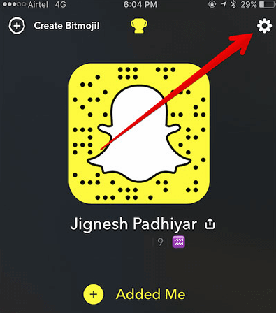 snapchat-settings