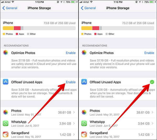 How to Offload Unused Apps on Apple iPhone 