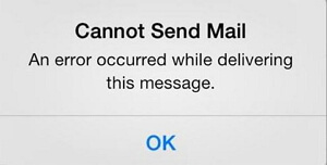 cannot send mail