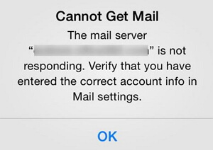  Mail server being irresponsive