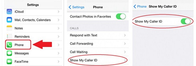 show my caller id