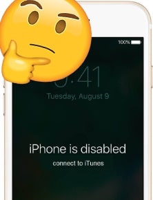 iphone disabled connect to itunes question