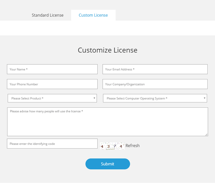 custom license for iMyFone D-Back