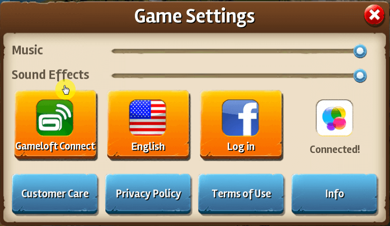 ipad game settings