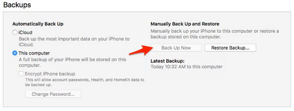 itunes-backup-now-greyed-out