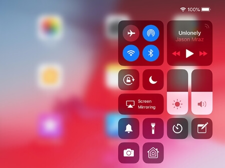 turn off wifi on control center