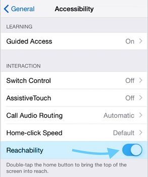 turn reachability off