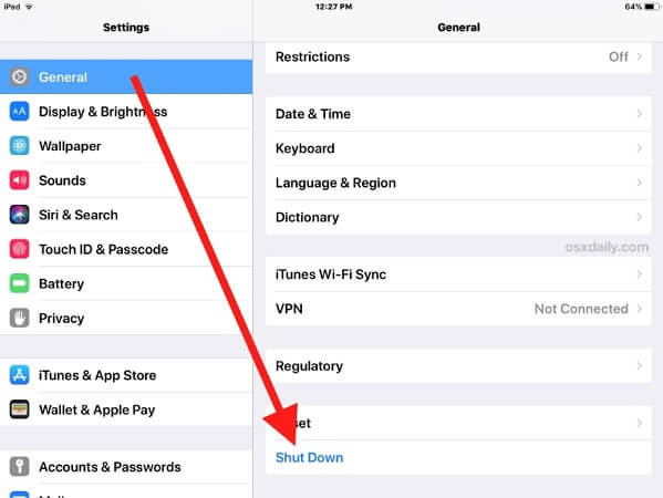 6 Solutions Here if Your iPad Won t Turn off