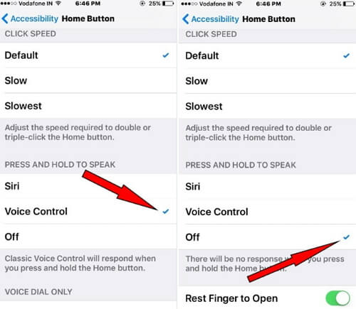 how to use voice to text on iphone 6