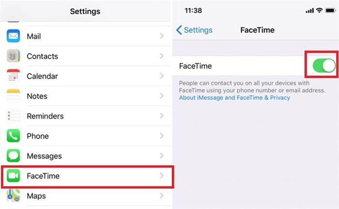 disable and enable facetime settings to fix app store asking for password instead of face id