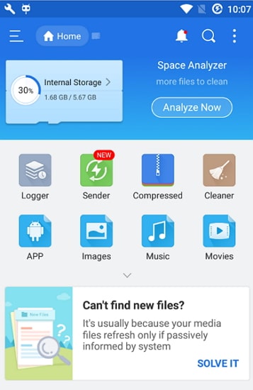 how to use file explorer to get whatsapp media files