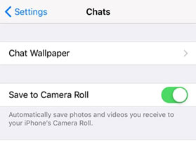 open save to camera roll on iphone whatsapp