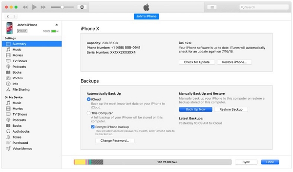 Roll Back iOS/iPadOS Update with iTunes Backup