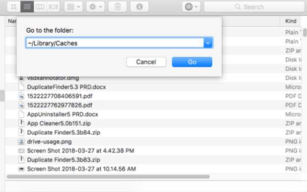clear cache on mac