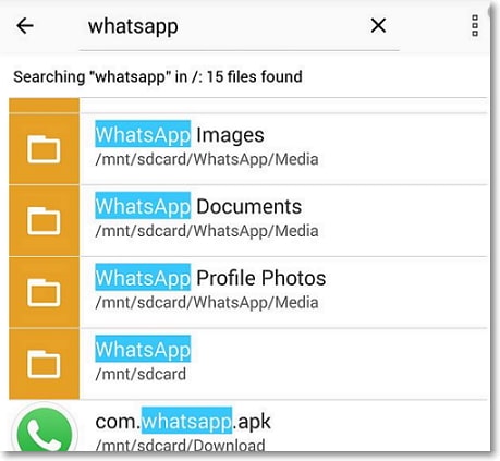 delete photos from whatsapp