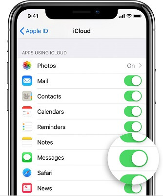 messages in iCloud